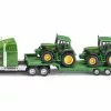 Siku 1837 Dieplader Met 2 John Deere Tractors