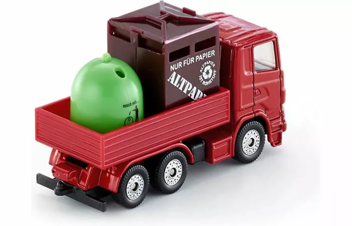 Siku 0828 Recycling-transporter 5 Siku 0828 Recycling-transporter - Afbeelding 3