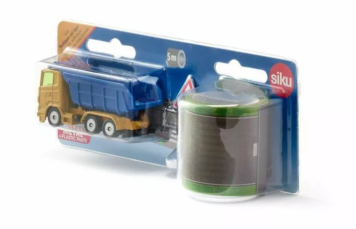 SIKU 1600 Bouwkipper Met Tape 7 SIKU 1600 Bouwkipper Met Tape - Afbeelding 5