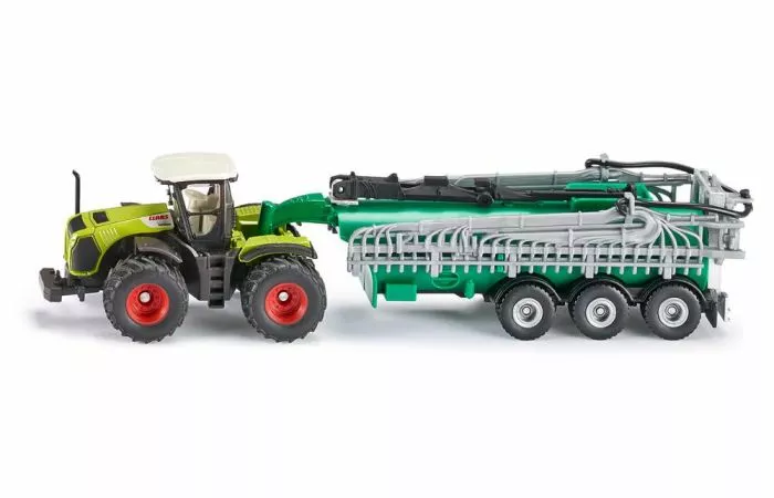 Siku 1827 Claas Xerion Met Giertank 3 Siku 1827 Claas Xerion Met Giertank