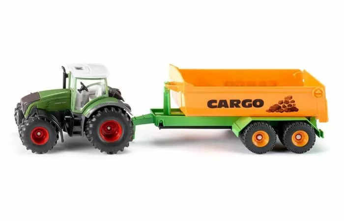 Siku 1989 Fendt Met Haaklift Trailer 3 Siku 1989 Fendt Met Haaklift Trailer