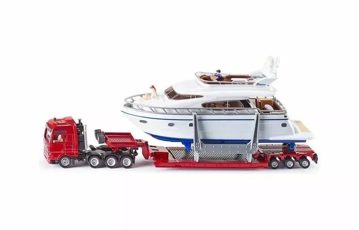 Siku 1849 Zwaartransport Met Jacht 4 Siku 1849 Zwaartransport Met Jacht - Afbeelding 2