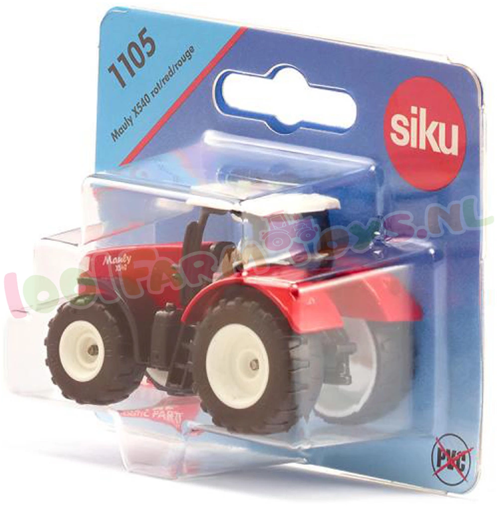 Siku Blister Serie Mauly X540 Rood Ca. 1.87 Tractor - 1105 12 Siku Blister Serie Mauly X540 Rood Ca. 1.87 Tractor - 1105 - Afbeelding 10