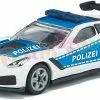 Siku Blister Serie Chevrolet Corvette ZR1 Politie Ca. 1/87 - 1525 -Nederland Siku Verkoopwinkel S01525