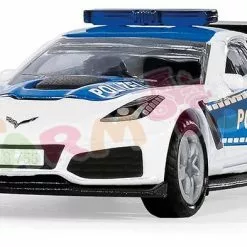 Siku Blister Serie Chevrolet Corvette ZR1 Politie Ca. 1/87 - 1525 -Nederland Siku Verkoopwinkel S01525 F