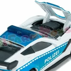 Siku Blister Serie Chevrolet Corvette ZR1 Politie Ca. 1/87 - 1525 -Nederland Siku Verkoopwinkel S01525 I