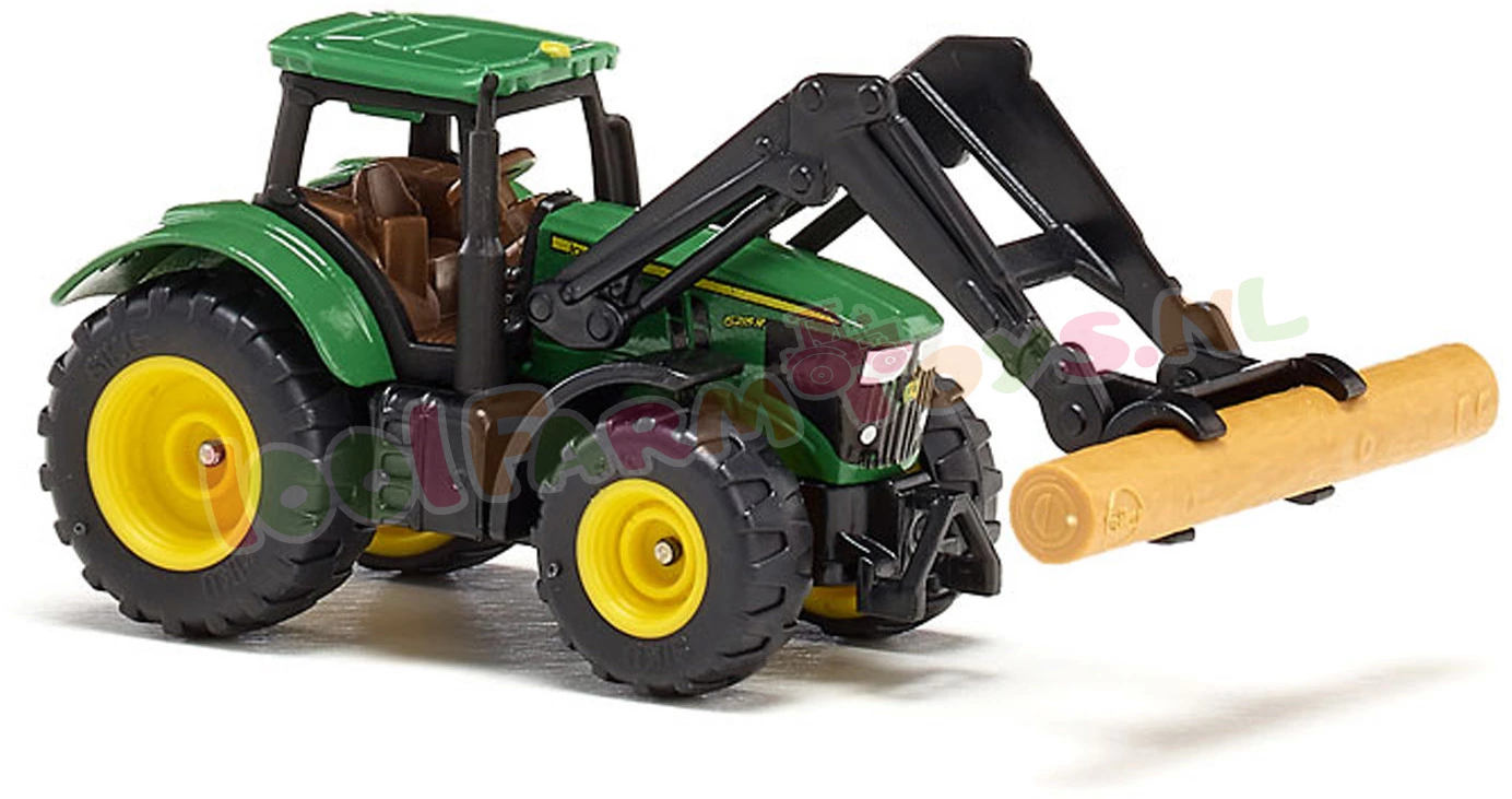 Siku Blister Serie John Deere Met Boomstamgrijper Ca. 1/87 - 1540 4 Siku Blister Serie John Deere Met Boomstamgrijper Ca. 1/87 - 1540 - Afbeelding 2