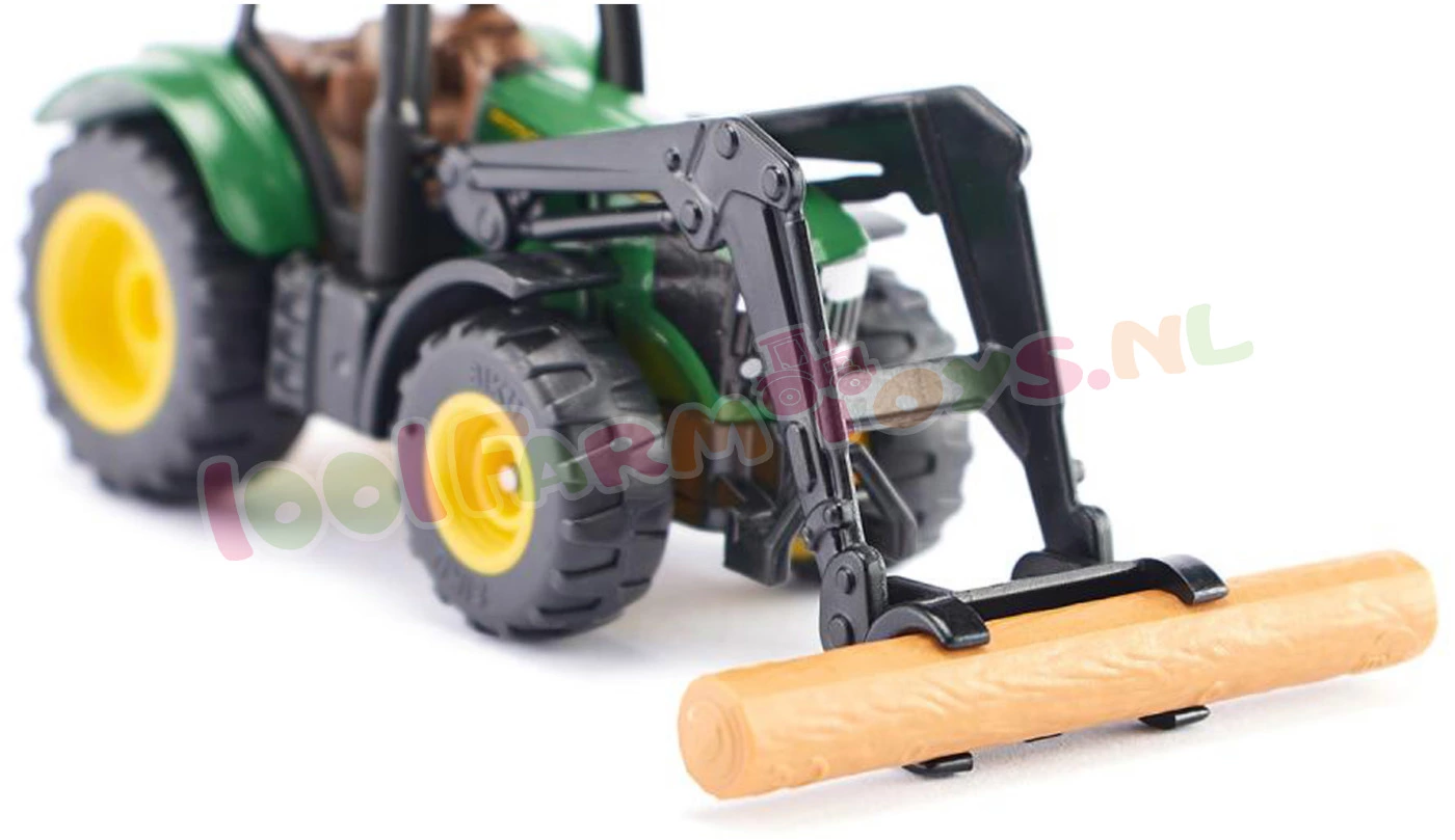 Siku Blister Serie John Deere Met Boomstamgrijper Ca. 1/87 - 1540 8 Siku Blister Serie John Deere Met Boomstamgrijper Ca. 1/87 - 1540 - Afbeelding 6