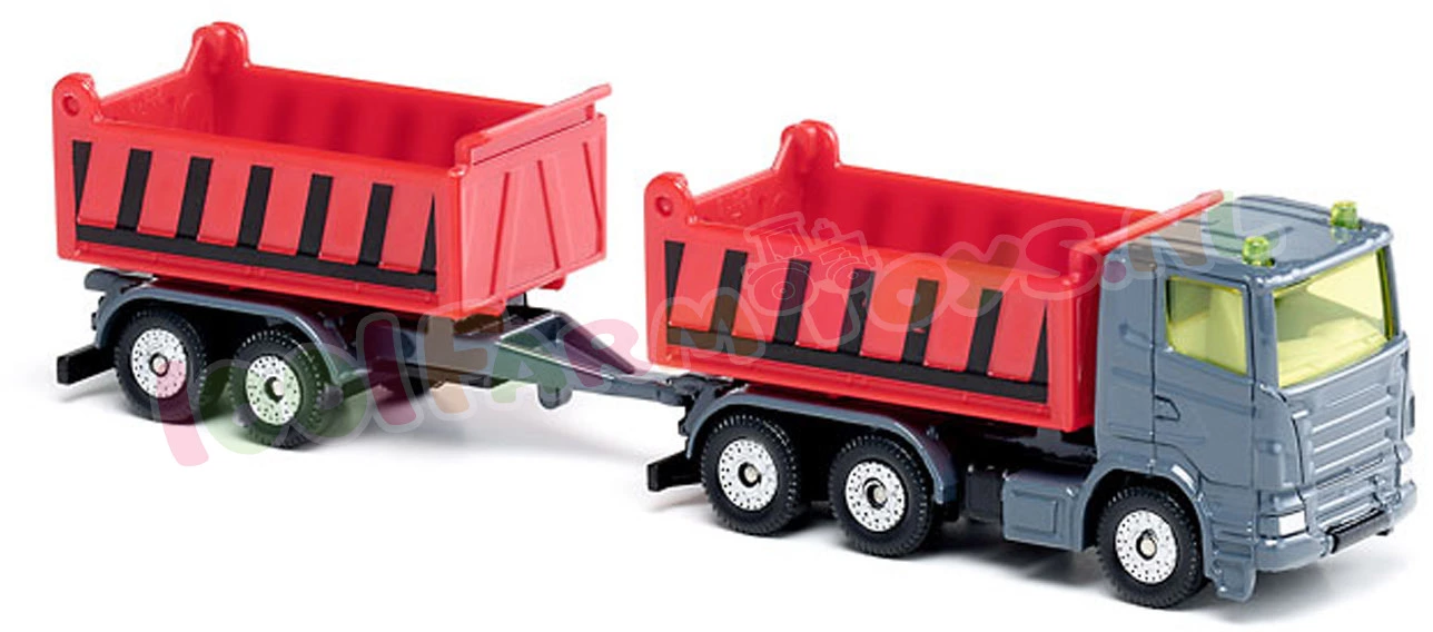 Siku Blister Serie Vrachtwagen Met Kantelbare Bak+aanhanger - 1685 4 Siku Blister Serie Vrachtwagen Met Kantelbare Bak+aanhanger - 1685 - Afbeelding 2