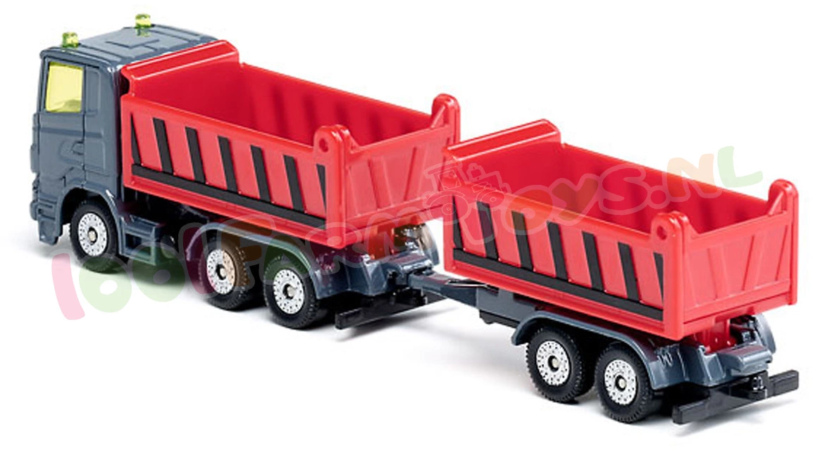 Siku Blister Serie Vrachtwagen Met Kantelbare Bak+aanhanger - 1685 6 Siku Blister Serie Vrachtwagen Met Kantelbare Bak+aanhanger - 1685 - Afbeelding 4