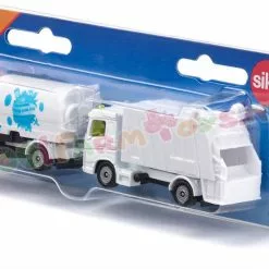Siku Blister Serie Veeg Truck + Vuilniswagen Ca. 1/87 - 1687 -Nederland Siku Verkoopwinkel S01687 I