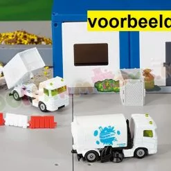 Siku Blister Serie Veeg Truck + Vuilniswagen Ca. 1/87 - 1687 -Nederland Siku Verkoopwinkel S01687 J
