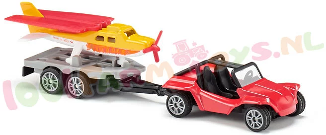 Siku Blister Serie Buggy Met Sportvliegtuig Ca. 1/87 - 1696 4 Siku Blister Serie Buggy Met Sportvliegtuig Ca. 1/87 - 1696 - Afbeelding 2