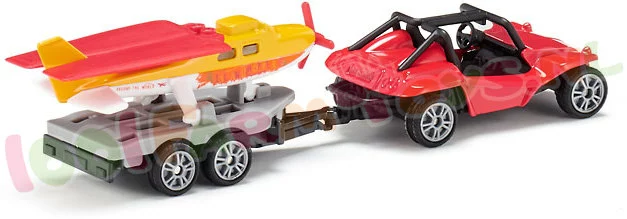 Siku Blister Serie Buggy Met Sportvliegtuig Ca. 1/87 - 1696 5 Siku Blister Serie Buggy Met Sportvliegtuig Ca. 1/87 - 1696 - Afbeelding 3