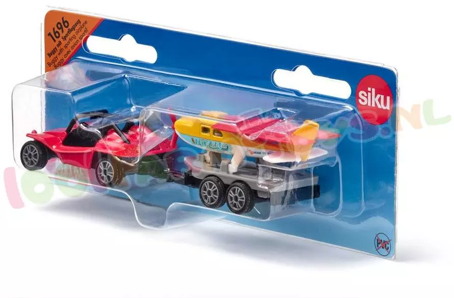 Siku Blister Serie Buggy Met Sportvliegtuig Ca. 1/87 - 1696 12 Siku Blister Serie Buggy Met Sportvliegtuig Ca. 1/87 - 1696 - Afbeelding 10