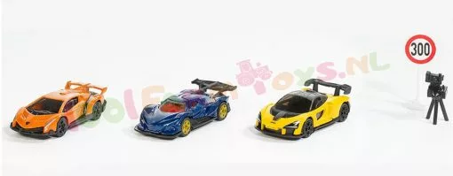 Siku Blister Serie Cadeauset Supercars Ca. 1/87 - 6328 -Nederland Siku Verkoopwinkel S06328
