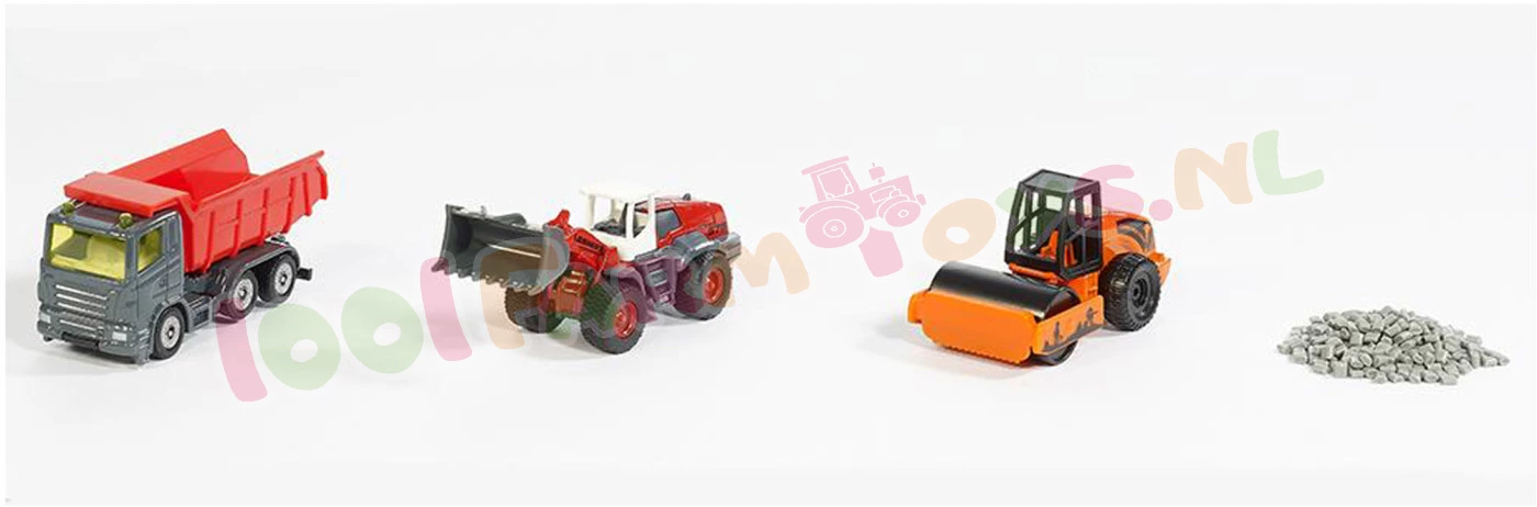 Siku Blister Serie Cadeauset Bouwplaats Ca. 1/87 - 6329 3 Siku Blister Serie Cadeauset Bouwplaats Ca. 1/87 - 6329