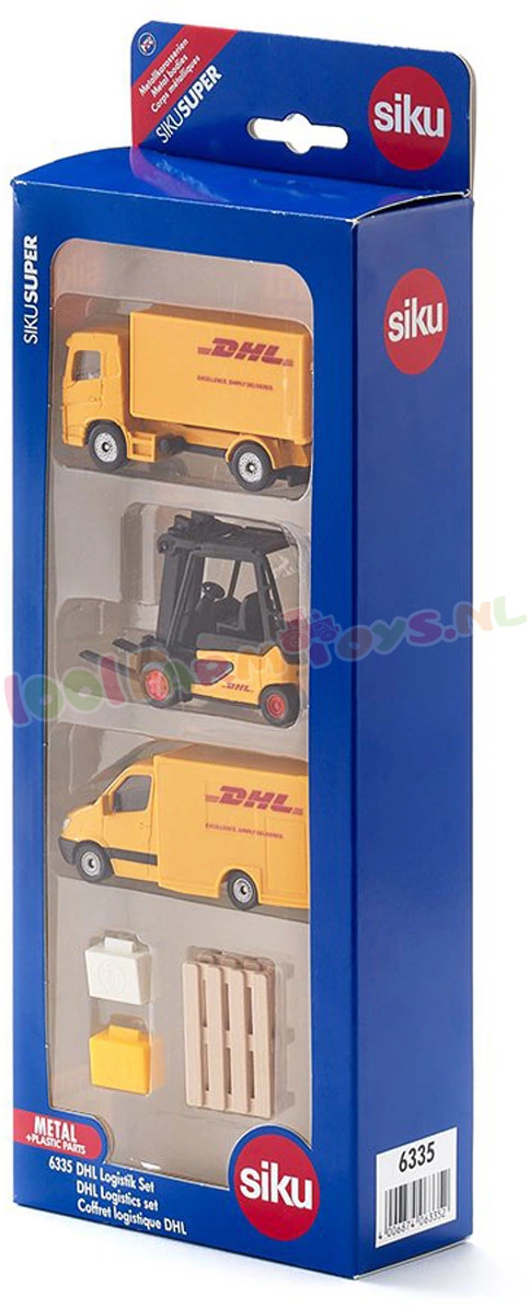 Siku Blister Serie Cadeauset DHL Logistiek Set Ca. 1/87 - 6335 9 Siku Blister Serie Cadeauset DHL Logistiek Set Ca. 1/87 - 6335 - Afbeelding 7