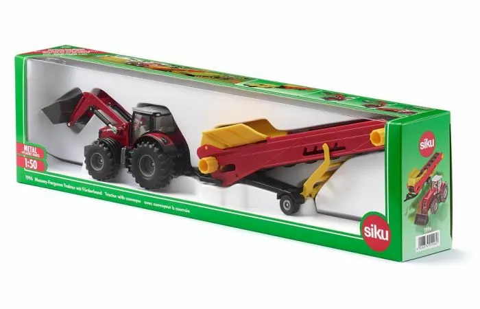 Siku 1996 Massey Ferguson Met Transportband 7 Siku 1996 Massey Ferguson Met Transportband - Afbeelding 5