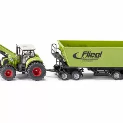 Siku 1949 Claas Met Voorlader, Dolly En Aanhanger -Nederland Siku Verkoopwinkel tel