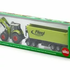 Siku 1949 Claas Met Voorlader, Dolly En Aanhanger -Nederland Siku Verkoopwinkel tel 5